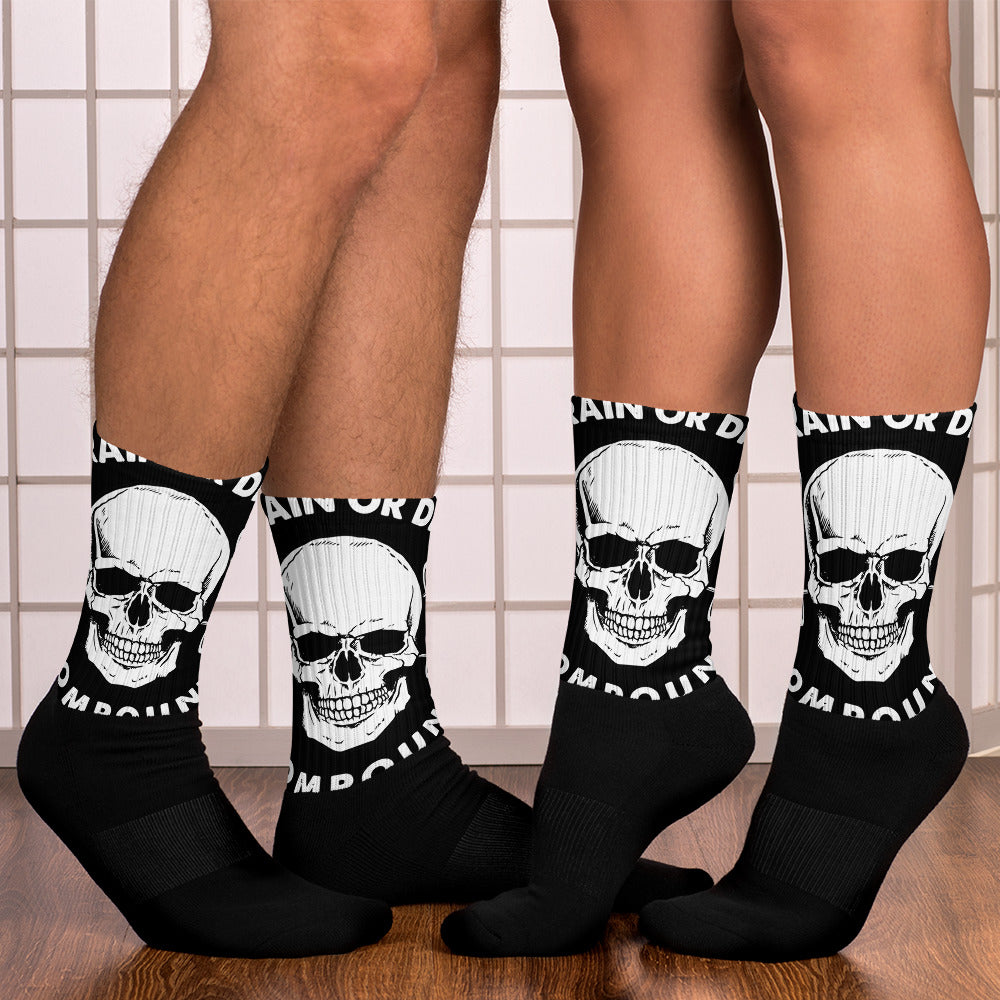 O.G Black Big Stepper Socks – Train or Die Compound